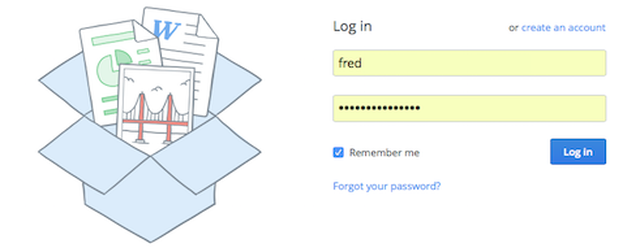 <b>1. First screen asks for login and password</b>