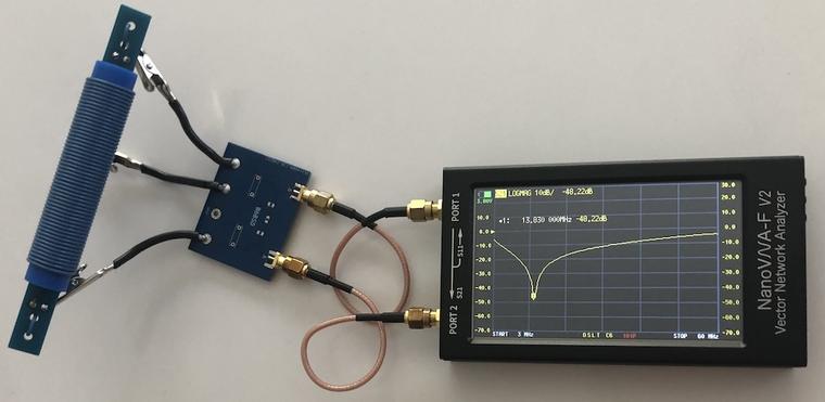 20 meter trap from a QRP antenna