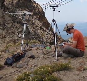 VHF contester from a high vintage point