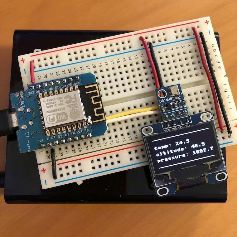 Prototype on a bread-bord