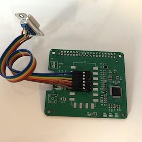 Raspberry-Hat with the connector installed